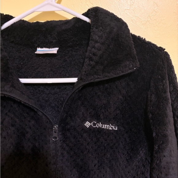 Columbia Cozy Black Fleece Jacket - Picture 3 of 5